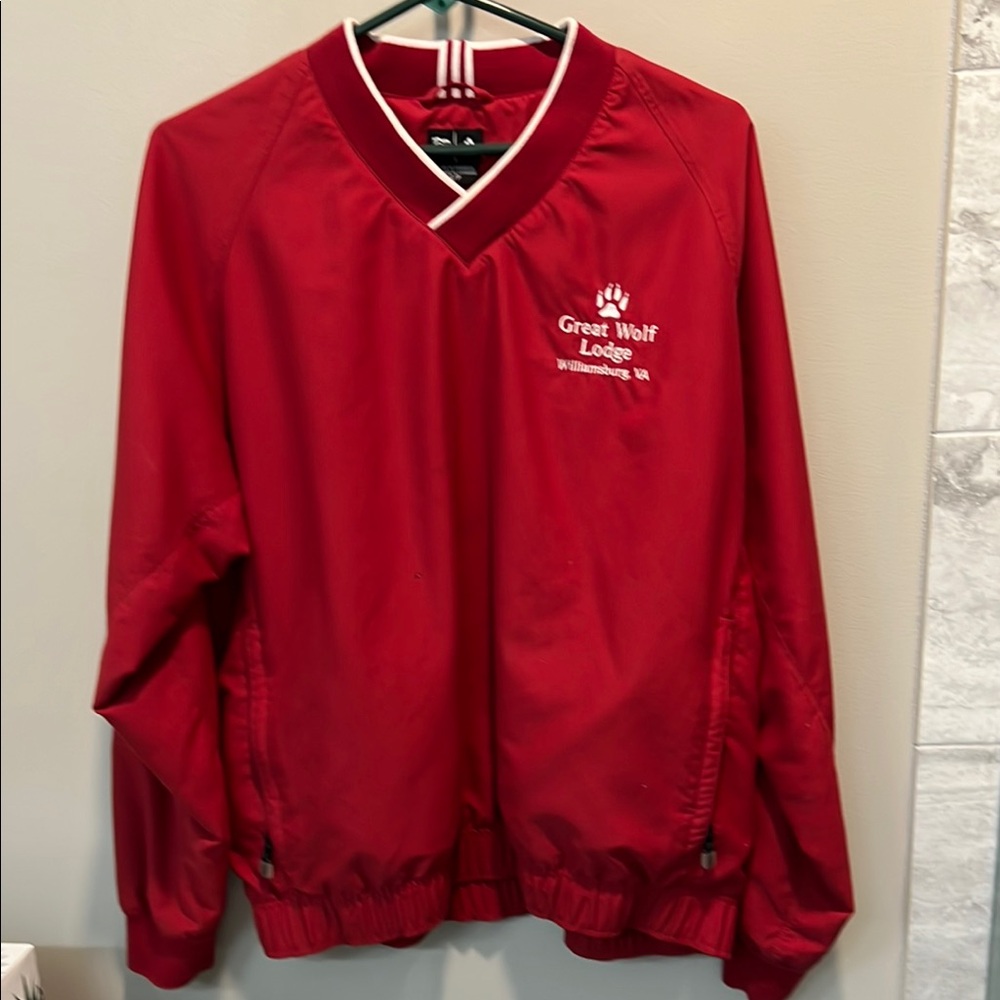 Red Great Wolf Lodge Pullover Jacket